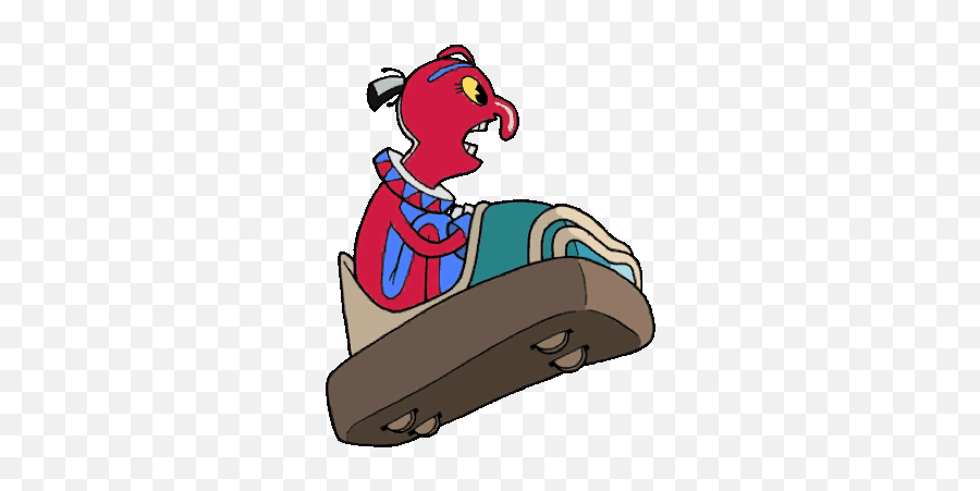Beppi Falling From His Bumper Car - Album On Imgur Beppi The Clown Cuphead Gif Emoji,Glass Cage Of Emotions Gif Imgur