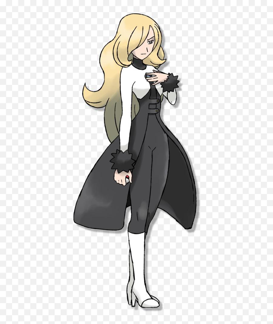 Among Pokemon Fans - Pokemon Cynthia Redesign Emoji,Emotion Vs Logic Pokemon