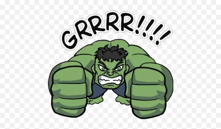 Awesome Avengers Stickers For Whatsapp - Stickers De Hulk Para Whatsapp Emoji,Fb Marvel Wolverine Emoji