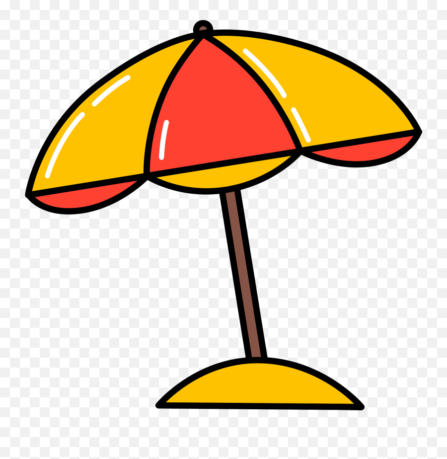 Beach Umbrella Clipart - Dot Emoji,Beach Umbrella Emoji