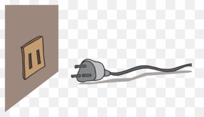 Plug Socket Wall Electric Power Cable Electricity - Socket And Plug Png Emoji,Plug Emoji