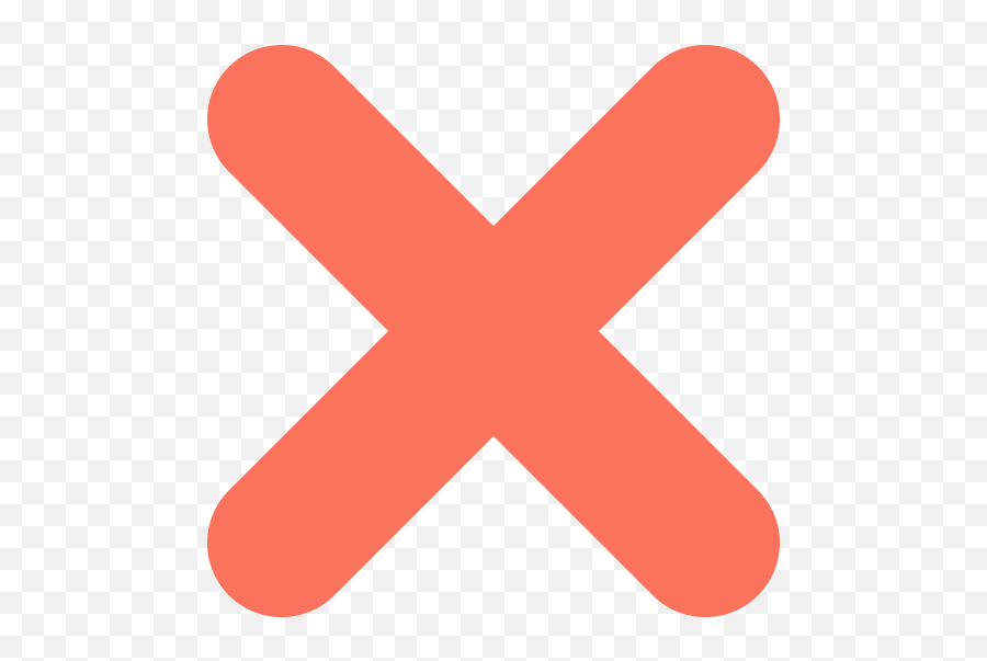August - Cross Sign Icon Emoji,Data Emoji