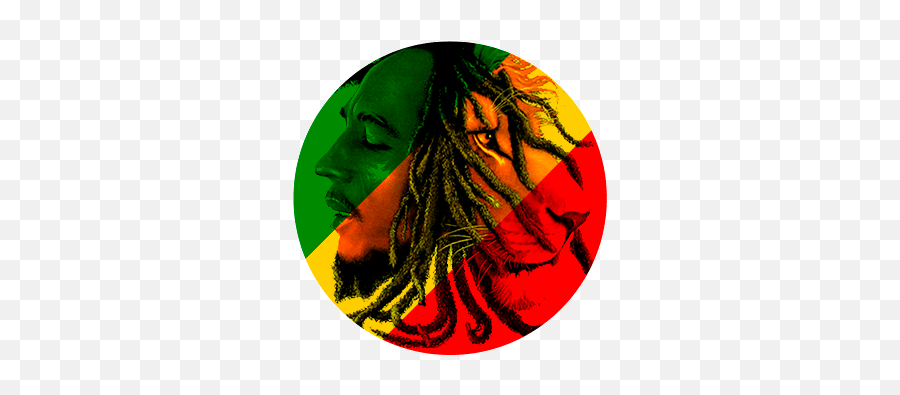 Bob Marley - Bob Marley And Lion Emoji,Bob Marley Emoji