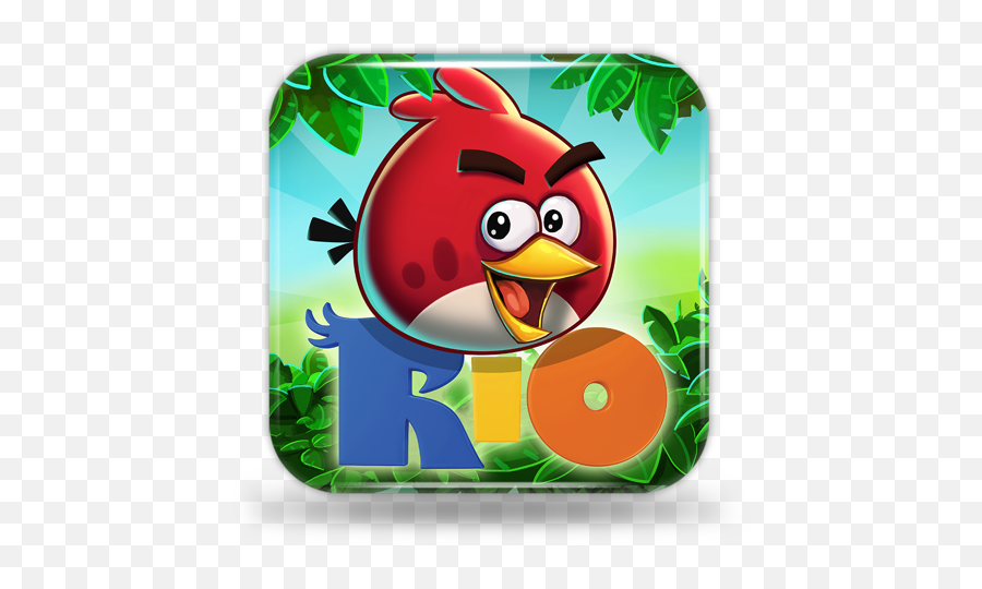 Angry Birds Rio By Rovio Entertainment Ltd - Angry Birds Rio Emoji,Big Angry Bird Facebook Emoticon