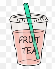 Fruit Tea Sticker Fruit Tea Drink Stickers Fruit - Drink Lid Emoji,Sip Tea Emoji