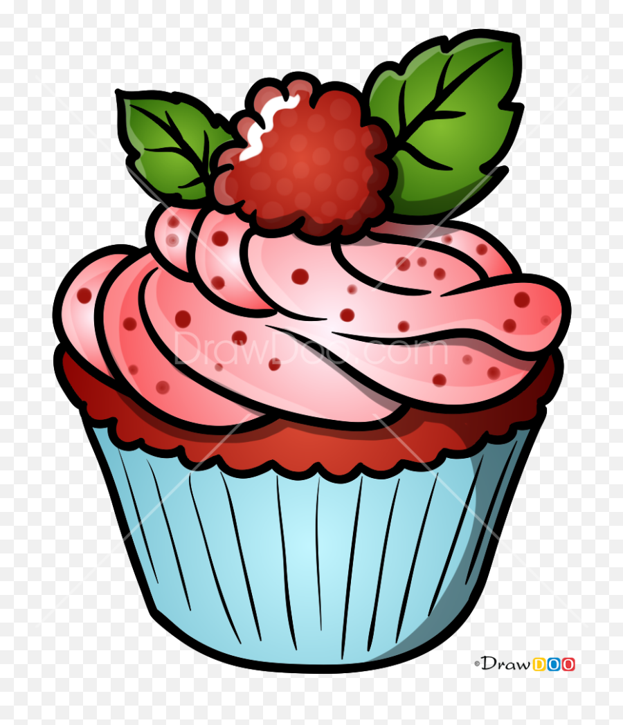 How To Draw Cupcake Desserts Emoji,Emoji Number Cupcake