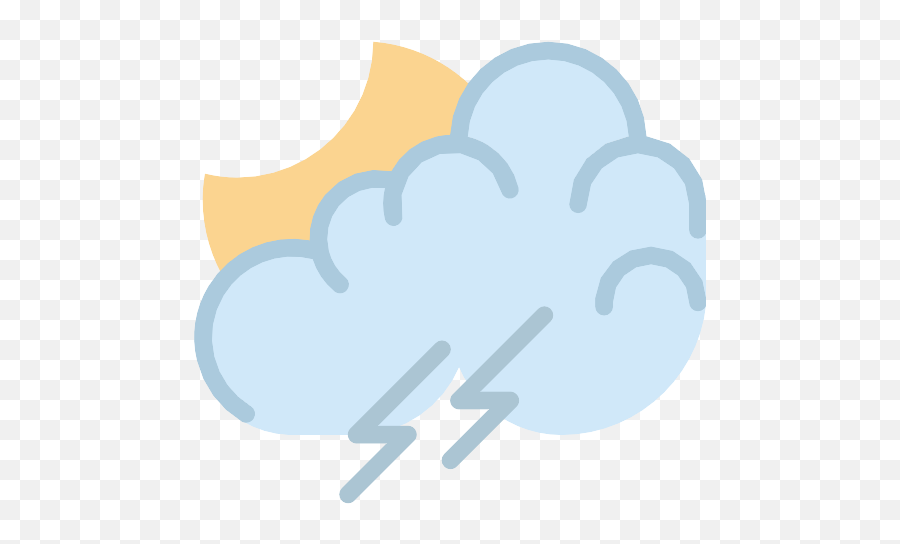 Storm Thunder Vector Svg Icon 7 - Png Repo Free Png Icons Meteorology Emoji,Thunder Cloud Emoticon Gif