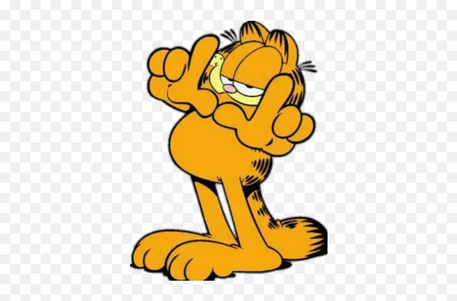 Garfield Iii Whatsapp Stickers - Stickers Cloud Garfield Png Emoji,Emoticons Referente A Trabalho No Whats