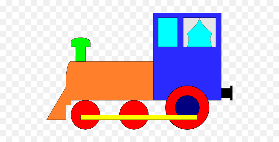 Simple Train Clip Art Dromgdi Top - Clipartix Emoji,Mag_left Emoticon