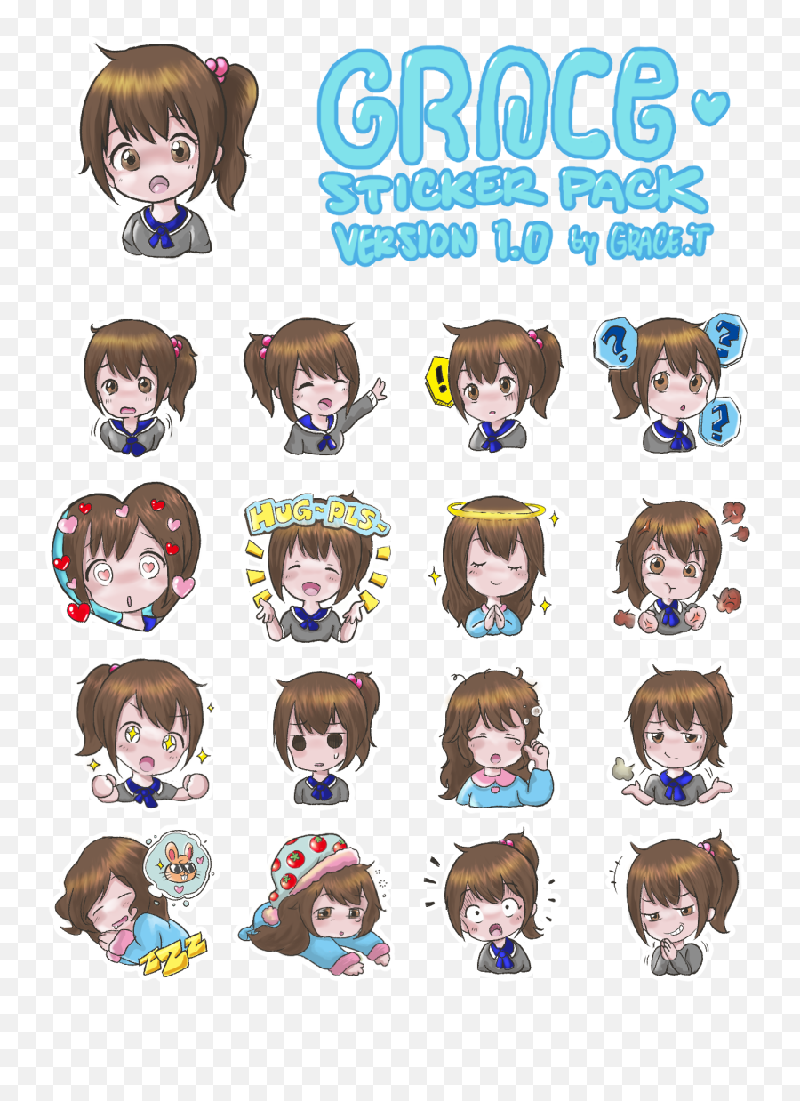Personalized Emoticons Stamps Or Stickers By Gracegit Emoji,Korean Emoticons
