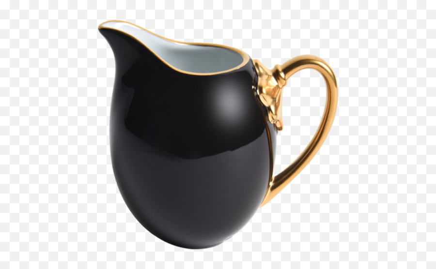 Black Lotus Gold Creamer - Legle Porcelain Emoji,Emoticons For Lotus Notes 8.5