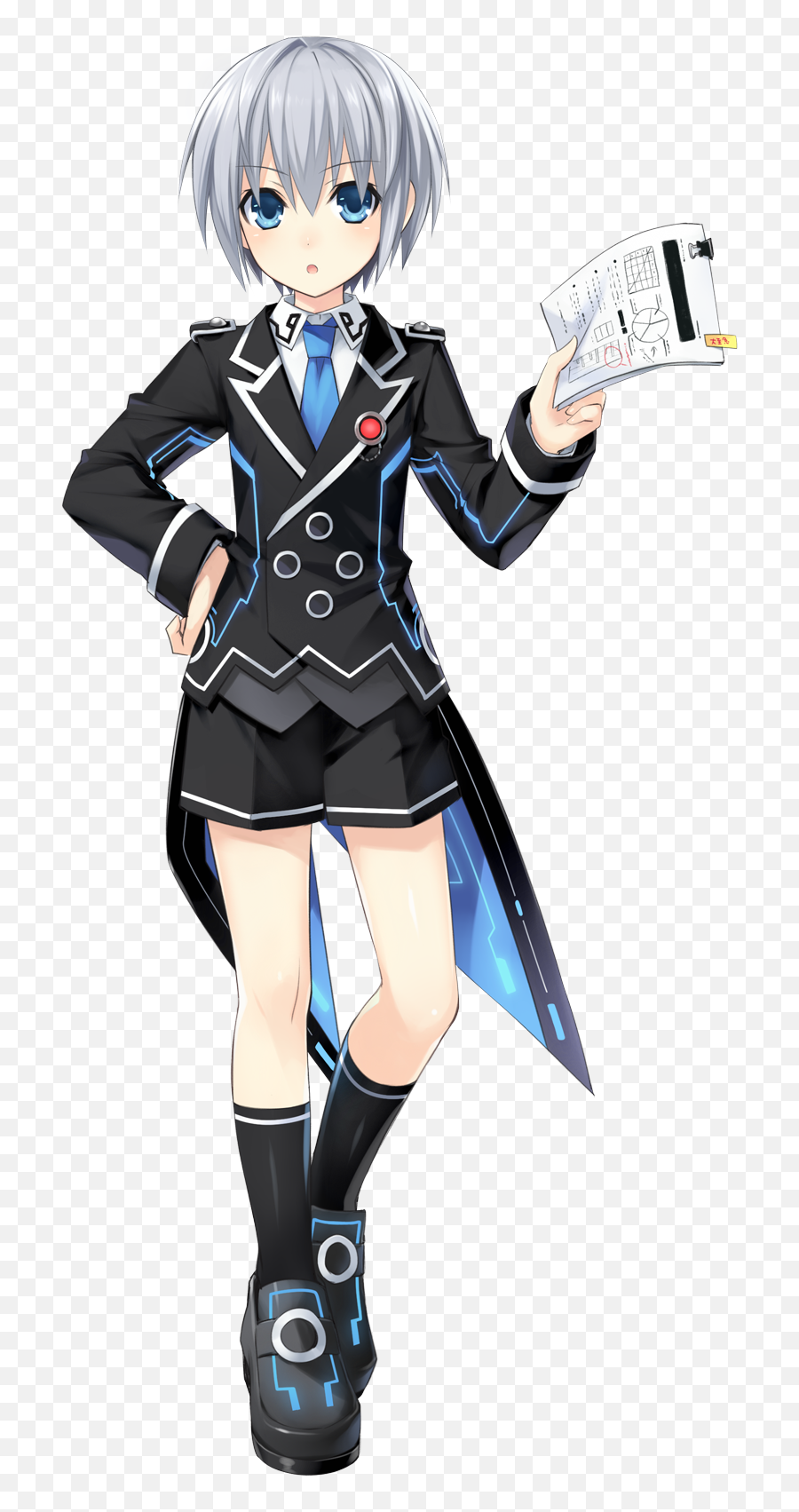 Magidimension Neptunia B Magical Girl Noire Sci - Fi Emoji,Ran Ran Neptunia Emoticon