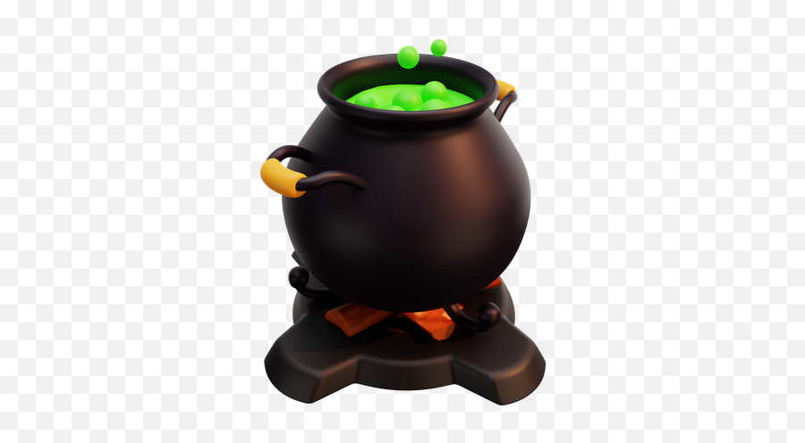 Premium Cauldron Pot 3d Illustration Download In Png Obj Or Emoji,Cauldron Emoji Premium Cauldron Pot 3d Illustration Download In Png Obj Or Emoji,Cauldron Emoji