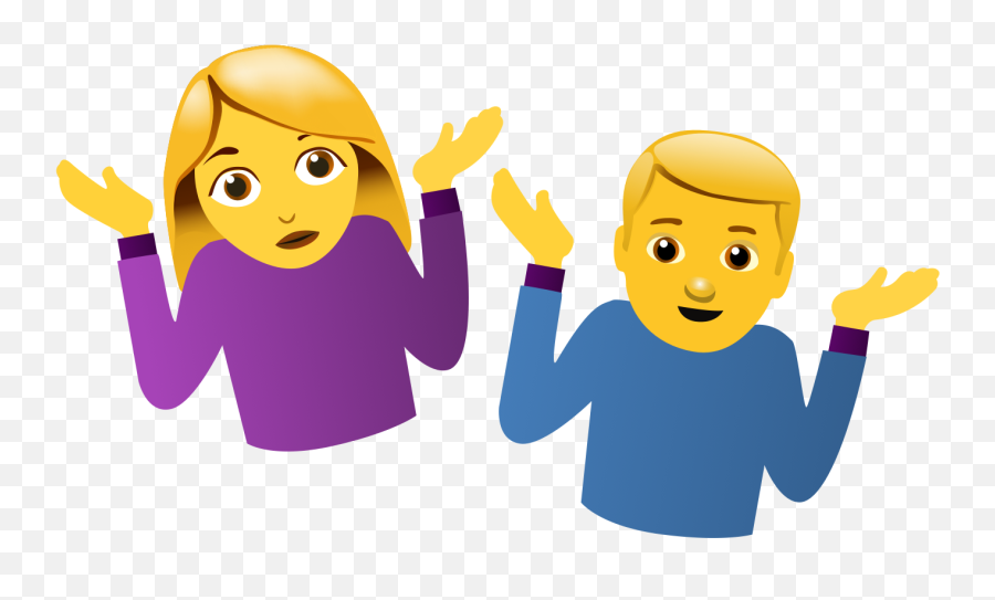 The Ez Experience Emoji,Hand Shrug Emoji