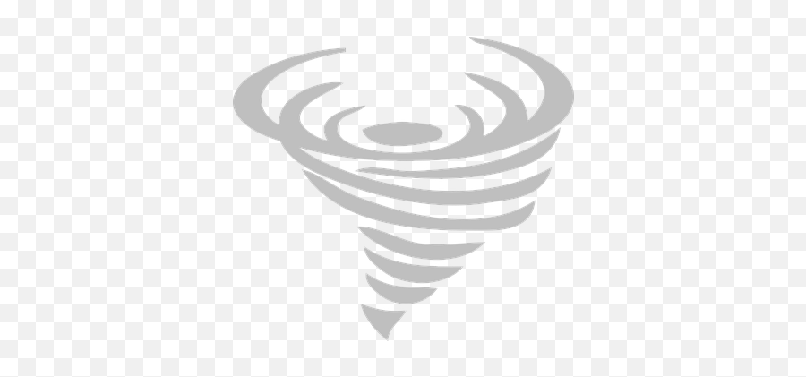 Download Hd Tornado Grey Cyclone Twister Danger Disast Emoji,Danger Emoji