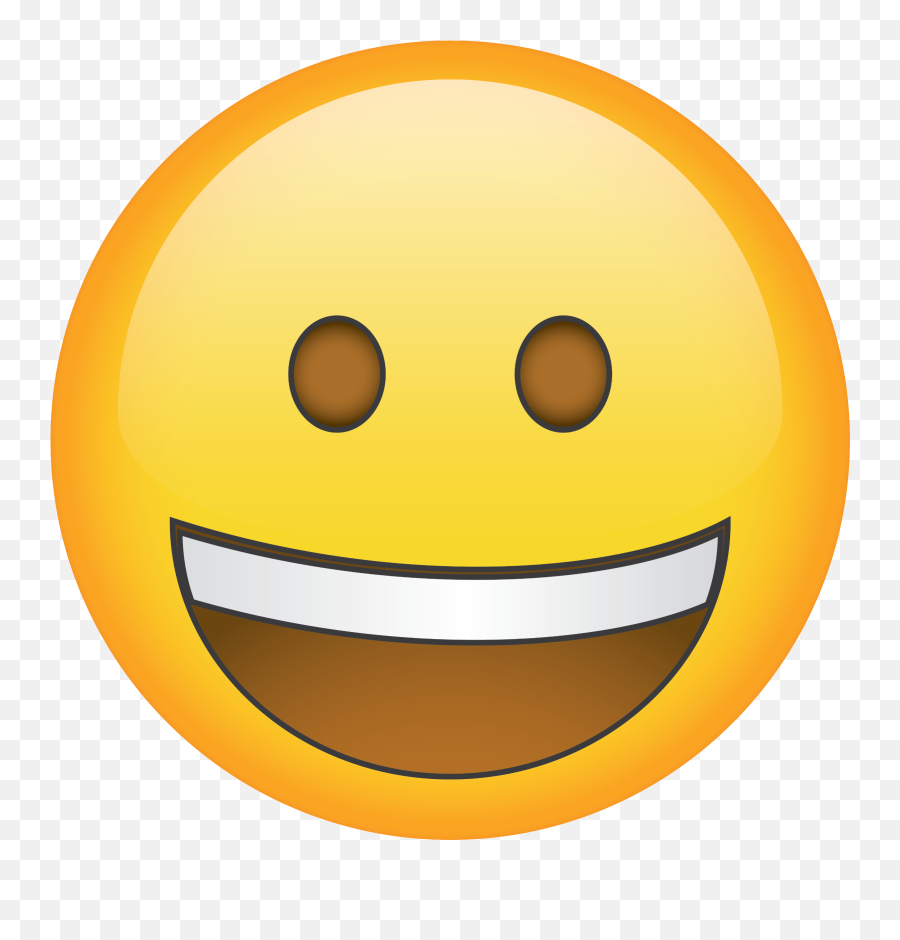 Emojis Extra Size - Happy Emoji,Big Orange Emojis
