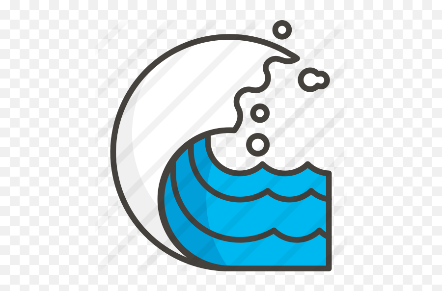 Wave - Transparent Wave Icon Png Emoji,Tsunami Emoji