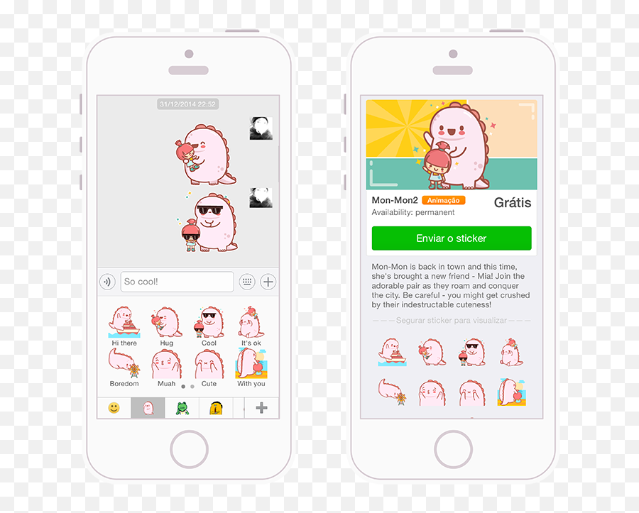 Mon - Mon On Behance Iphone Emoji,Wechat Emoticons Gif