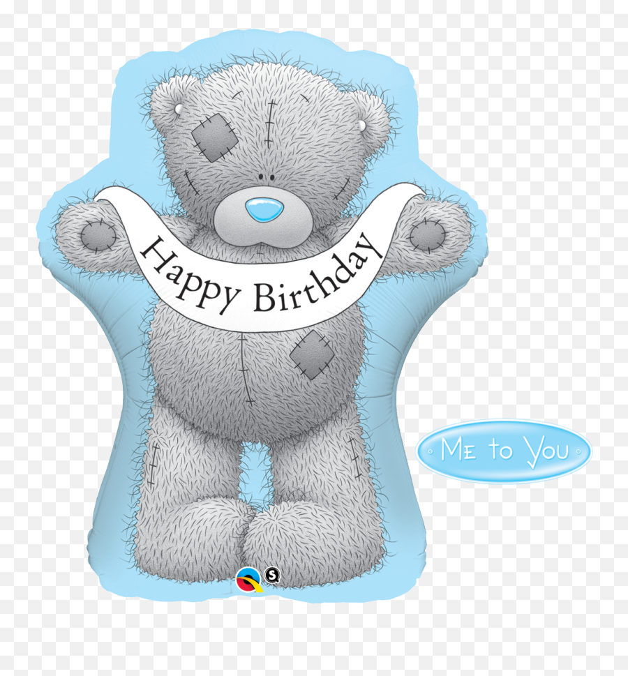 36 Super Shape Qualatex Foil Balloon - Me To You Tatty Bear Balloon Happy Birthday Emoji,Ellen's Emoji Explosion
