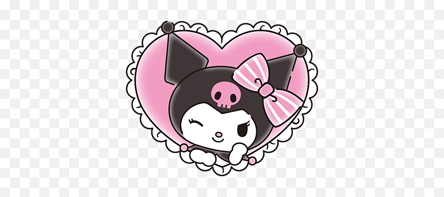 Hello Kitty Dark Aesthetic Png We - Kuromi Transparent Sanrio Emoji,Hello Kitty Emoji For Iphone