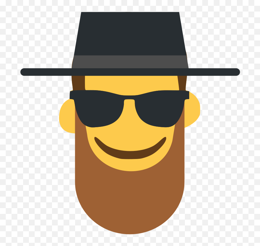 Beardcostume Hatsunglasses Png Clipart - Royalty Free Svg Rabbi Emoji,Cowboy Hat Emoji