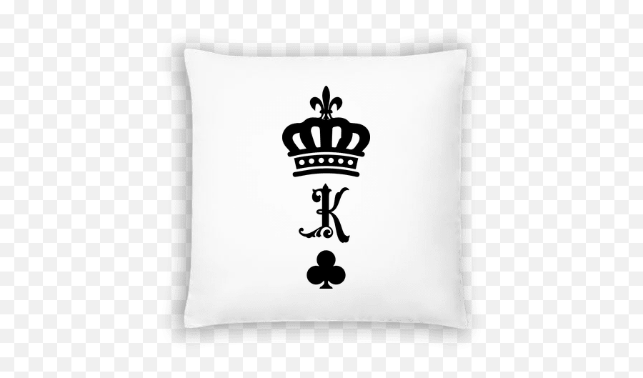 Roi Couronne Coussin - Decorative Emoji,Coussins Emojis