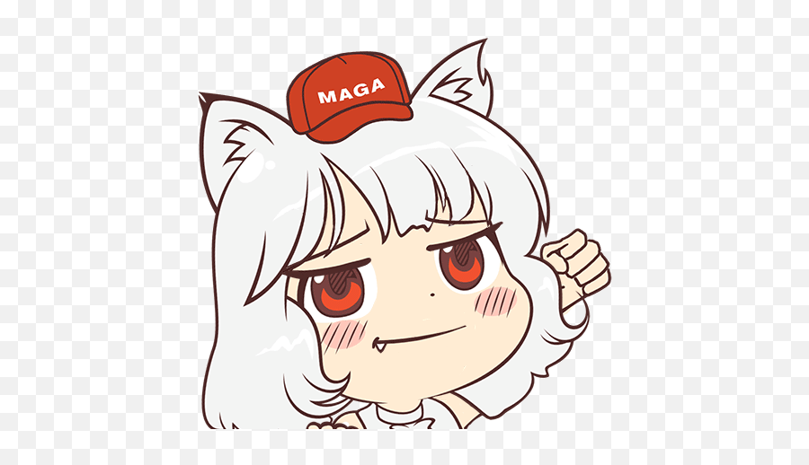 Top Handcuff Pol Stickers For Android - Momiji Maga Emoji,Awoo Emoticon