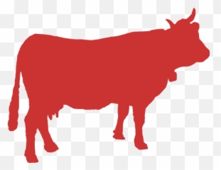 Red Number 2 And Cow Png U0026 Free Red Number 2 And Cowpng - Green Cow Png Emoji,Bull Emoji Android