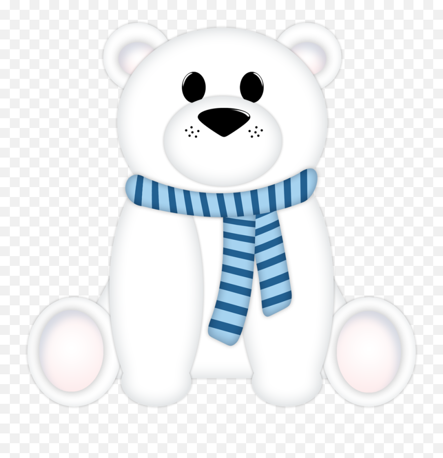 Pin - Transparent Christmas Polar Bear Emoji,Cute Christmas Emoticons Bear