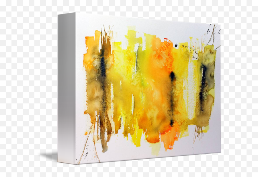 Yellow Illusion - Vertical Emoji,How Can You Express Emotion Through Abstract Art