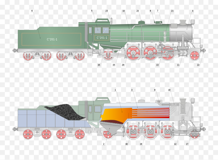 Steam Locomotive - Wikipedia 4 Piston Steam Train Emoji,How To Get A Diamond Emoticon Steam