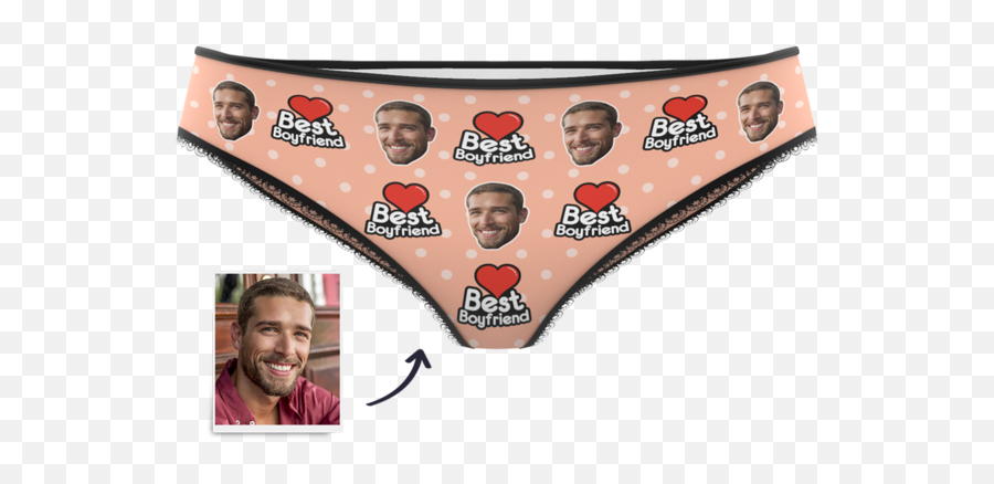 Custom Face Panties - Panties With Face Print Emoji,Kitty Emoticon Panities