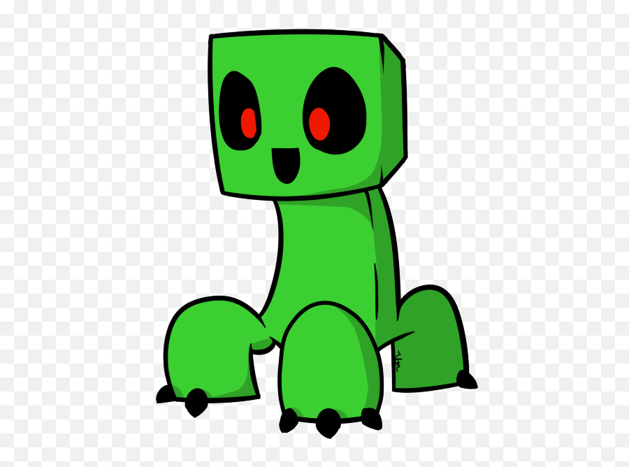 Creeper - Creeper Chibi Png Emoji,Creeper Emoji