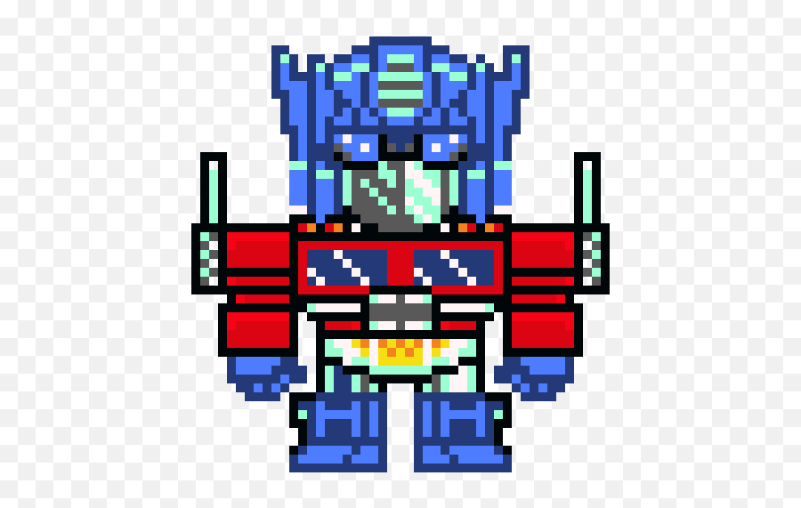 Pixel Art Gallery - Victoria Emoji,Optimus Prime Emoticons