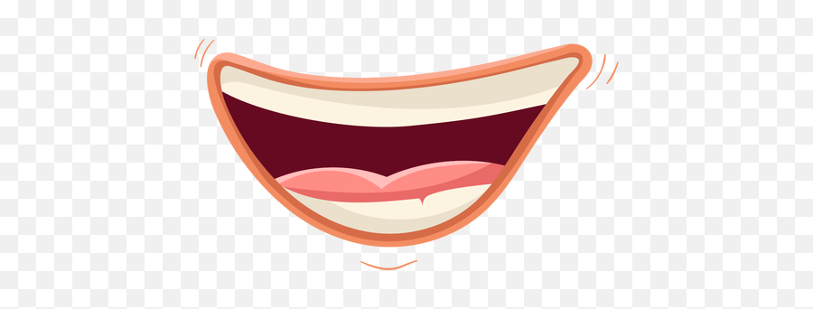 Laughing Mouth Illustration - Transparent Png U0026 Svg Vector File Boca Animada Png Emoji,Open Mouth Smile Emoji