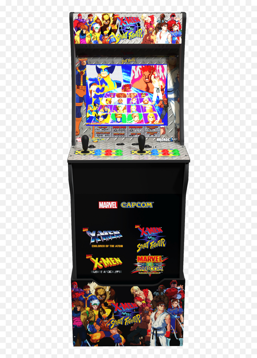 Arcade1up Announces New Marvel Pinball And Marvel Vs Capcom - Xmen Vs Street Fighter Arcade 1up Marquee Emoji,Heroes Of The Storm How To Use Emojis In Game