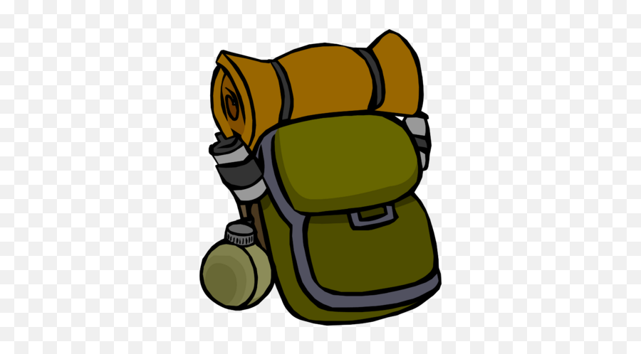 Supply Bag - Hiking Backpack Clipart Emoji,Emojis Backpacks