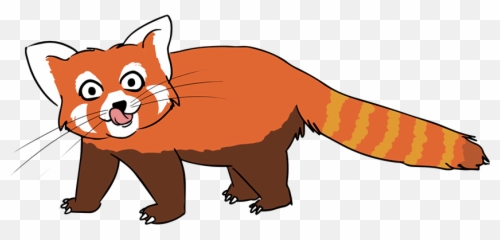 Panda Clipart Fox Panda Fox - Red Panda Clip Art Emoji,Red Panda Emoji
