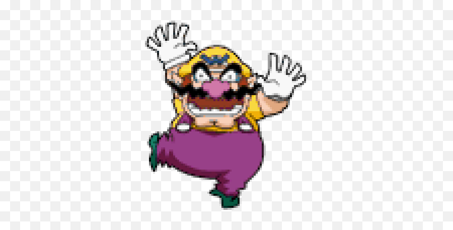 Wario Hurt - Wario Land Shake It Gif Emoji,Wario Emojis