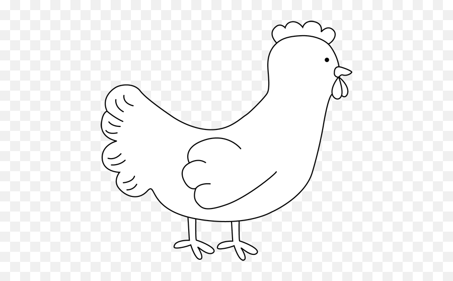 Pin On Örnekler - Cartoon Chicken Black And White Clipart Emoji,Cute Moaning Cat Emoticon