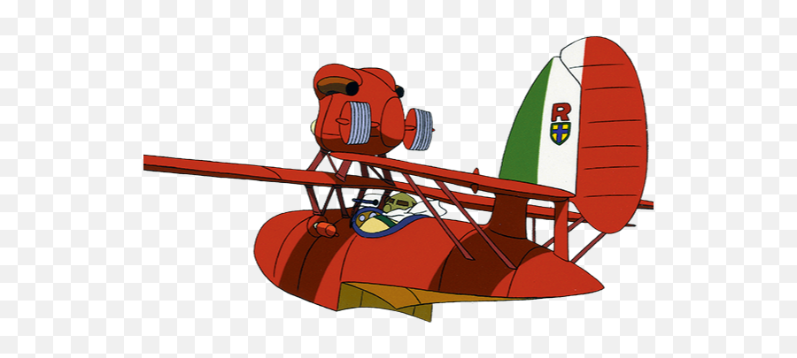 In Porco Rosso A Miyazaki Film - Ghibli Porco Rosso Png Emoji,Inflatable Plane Emotion Meme
