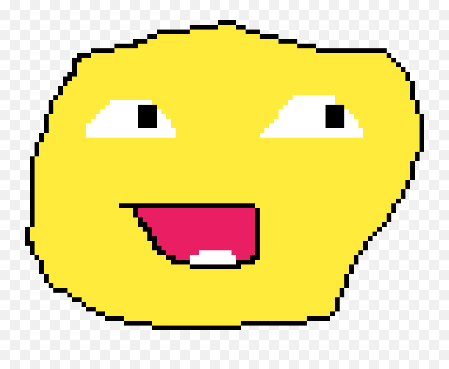 Pixilart - Wide Grin Emoji,Crappy Monday Emoji