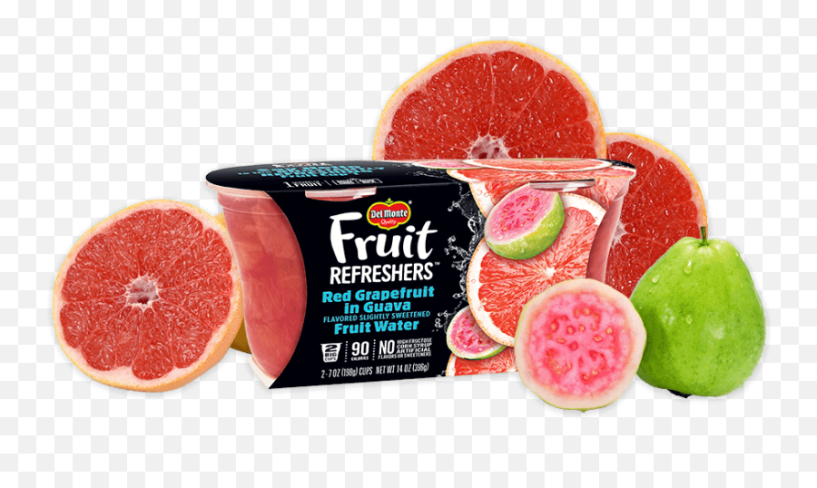 Fruit Refreshers Red Grapefruit In Guava Flavored Slightly - Grapefruit In Guava Juice Emoji,White Grape Emoji