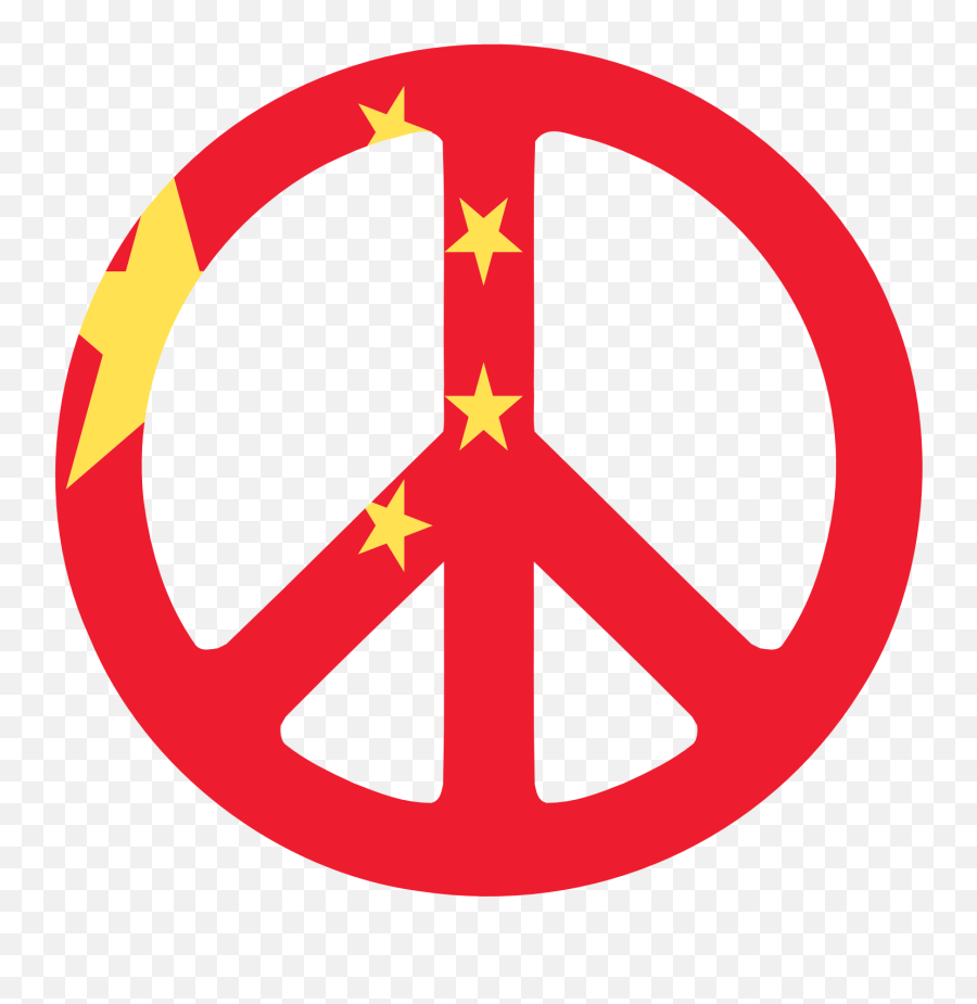 Peace Sign Svg File Transparent Png - Tate London Emoji,Chinese Flag Emoji