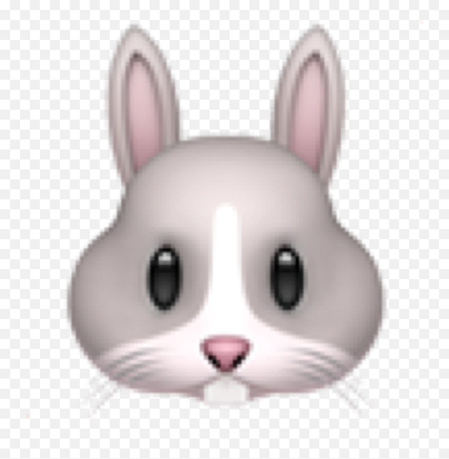Rabbit Face Emoji Copy Paste - Bunny Iphone Emoji Png,Emoji Cope And Paste