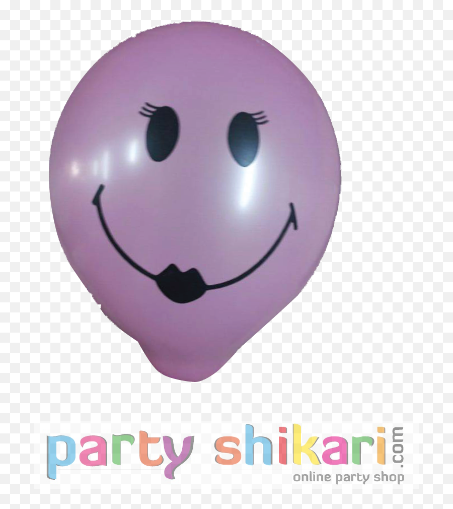 Smiley Balloon 1 Side Print Emoji,Sideways Smile Emoticon