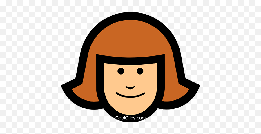 Symbol Of A Little Girl Royalty Free Vector Clip Art Emoji,Little Girl Emoticon
