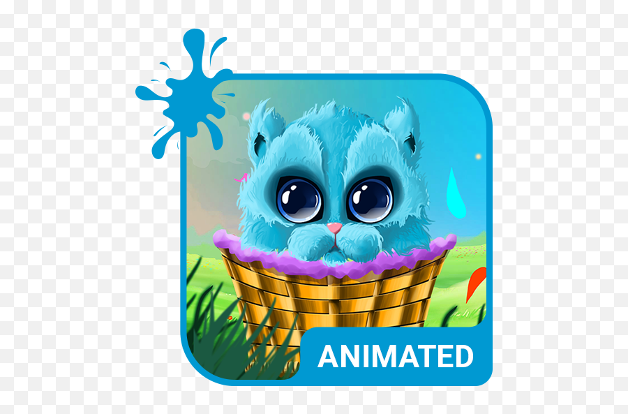 Cute Kitty Animated Keyboard Live Wallpaper - Apps On Emoji,Kawaii Kitty Emoticons