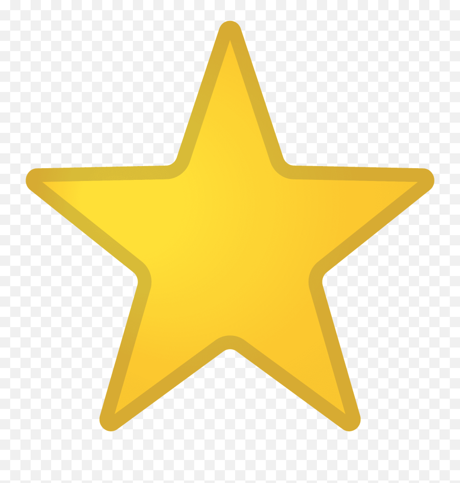 Star Emoji - Transparent Star Vector Png,Facebook Emoticons Codes 2015