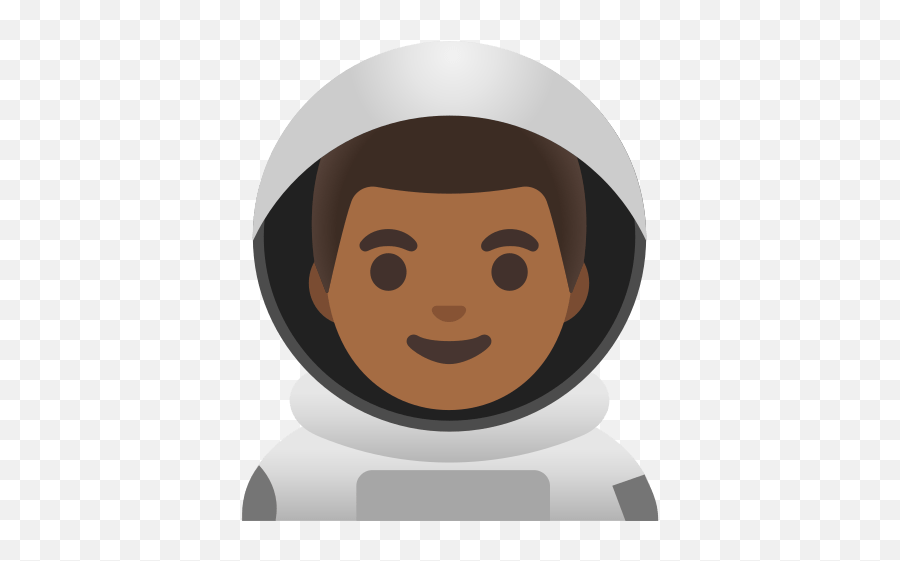 U200d Astronauta Hombre Con Tono De Piel Oscuro Medio Emoji,Emoticon Signo De Hombr